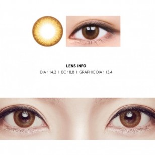 Sugar Pearl Mango Tea Brown (月拋) Sugar Pearl Mango Tea Brown (月拋)